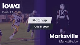 Matchup: Iowa vs. Marksville  2020