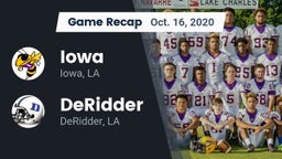Recap: Iowa  vs. DeRidder  2020
