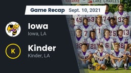 Recap: Iowa  vs. Kinder  2021