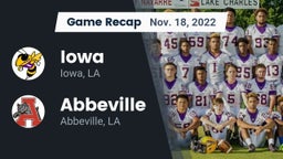 Recap: Iowa  vs. Abbeville  2022