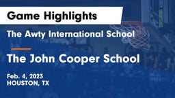 The Awty International School vs The John Cooper School Game Highlights - Feb. 4, 2023