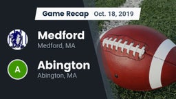 Recap: Medford  vs. Abington  2019