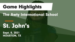 The Awty International School vs St. John's  Game Highlights - Sept. 8, 2021