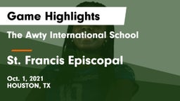 The Awty International School vs St. Francis Episcopal Game Highlights - Oct. 1, 2021