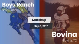 Matchup: Boys Ranch vs. Bovina  2017