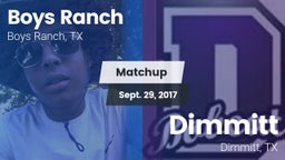 Matchup: Boys Ranch vs. Dimmitt  2017