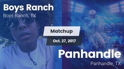 Matchup: Boys Ranch vs. Panhandle  2017