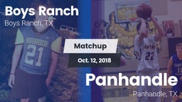 Matchup: Boys Ranch vs. Panhandle  2018