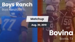 Matchup: Boys Ranch vs. Bovina  2019