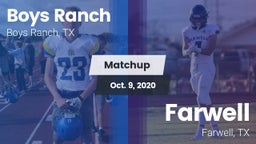 Matchup: Boys Ranch vs. Farwell  2020