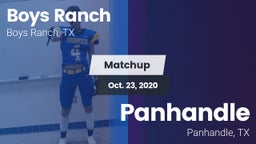 Matchup: Boys Ranch vs. Panhandle  2020