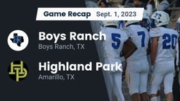 Recap: Boys Ranch  vs. Highland Park  2023