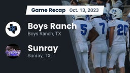 Recap: Boys Ranch  vs. Sunray  2023