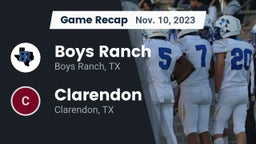 Recap: Boys Ranch  vs. Clarendon  2023