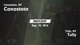 Matchup: Canastota vs. Tully  2016