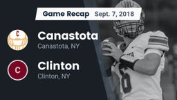 Recap: Canastota  vs. Clinton  2018