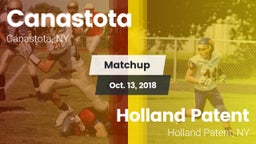 Matchup: Canastota vs. Holland Patent  2018