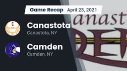 Recap: Canastota  vs. Camden  2021