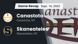 Recap: Canastota  vs. Skaneateles  2022