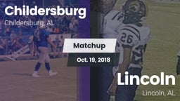 Matchup: Childersburg vs. Lincoln  2018