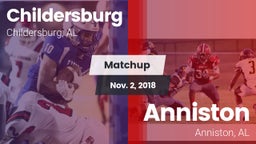 Matchup: Childersburg vs. Anniston  2018
