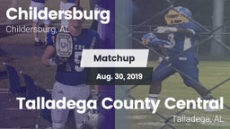 Matchup: Childersburg vs. Talladega County Central  2019