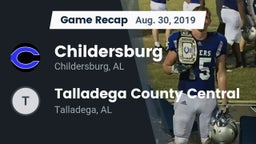 Recap: Childersburg  vs. Talladega County Central  2019