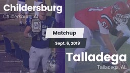 Matchup: Childersburg vs. Talladega  2019