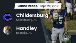Recap: Childersburg  vs. Handley  2019