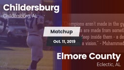 Matchup: Childersburg vs. Elmore County  2019