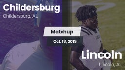 Matchup: Childersburg vs. Lincoln  2019