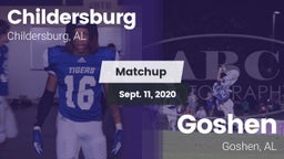 Matchup: Childersburg vs. Goshen  2020