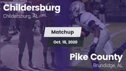 Matchup: Childersburg vs. Pike County  2020