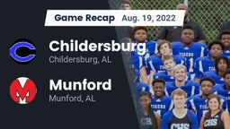 Recap: Childersburg  vs. Munford  2022