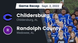 Recap: Childersburg  vs. Randolph County  2022