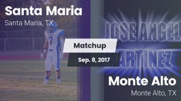 Matchup: Santa Maria vs. Monte Alto  2017