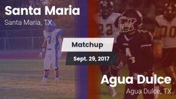 Matchup: Santa Maria vs. Agua Dulce  2017