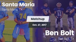 Matchup: Santa Maria vs. Ben Bolt  2017