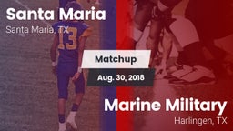 Matchup: Santa Maria vs. Marine Military  2018