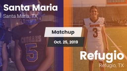 Matchup: Santa Maria vs. Refugio  2019