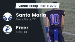 Recap: Santa Maria  vs. Freer  2019