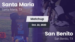 Matchup: Santa Maria vs. San Benito  2020