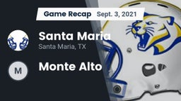 Recap: Santa Maria  vs. Monte Alto 2021