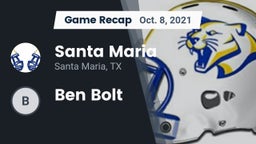 Recap: Santa Maria  vs. Ben Bolt 2021