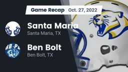 Recap: Santa Maria  vs. Ben Bolt  2022