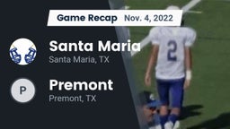 Recap: Santa Maria  vs. Premont  2022