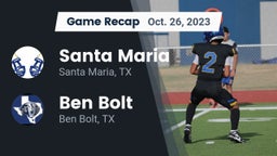 Recap: Santa Maria  vs. Ben Bolt  2023