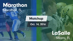 Matchup: Marathon vs. LaSalle  2016