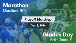 Matchup: Marathon vs. Glades Day  2016