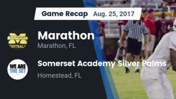 Recap: Marathon  vs. Somerset Academy Silver Palms 2017